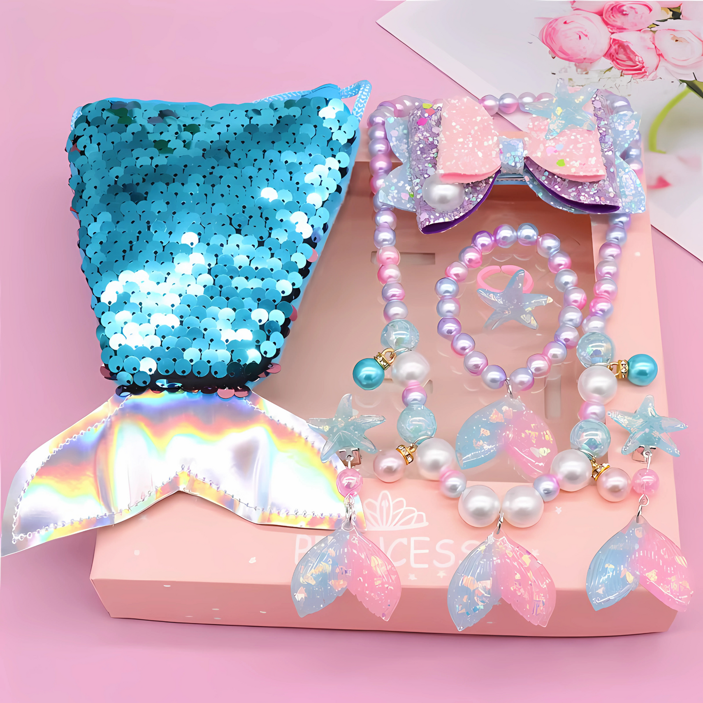 Mermaid jewelry gift box