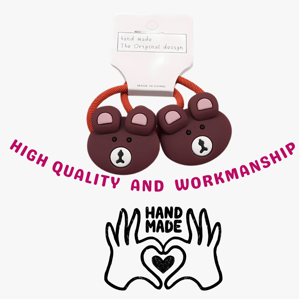 Animal Silicone Hair Ties for Kids - Gummia