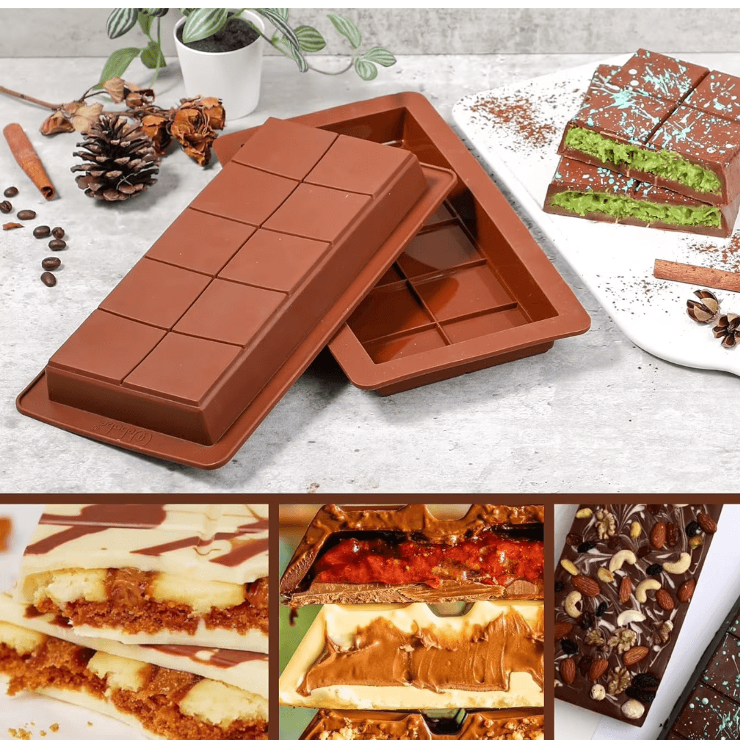 Dubai Chocolate Deep silicone mould - Gummia