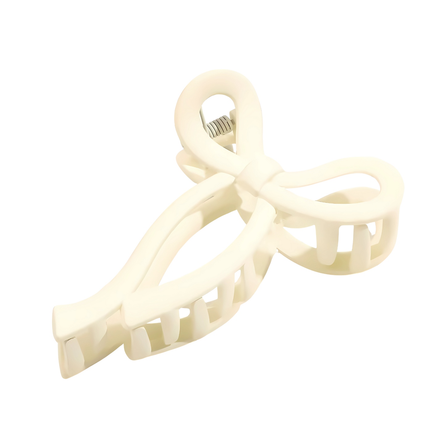 Matte Bow hair claw clips