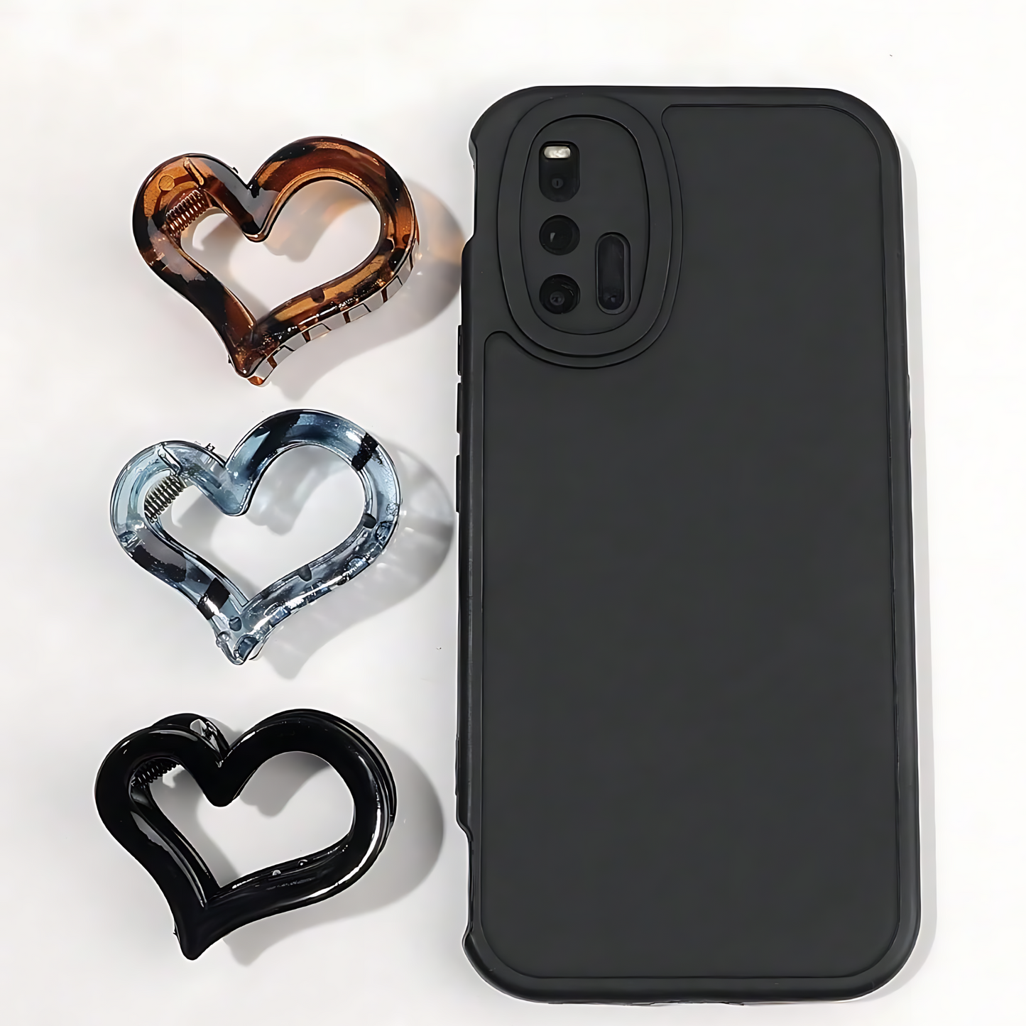 Heart shaped clips- medium size