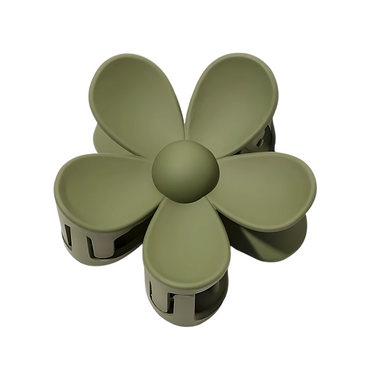 Stylish Matte Flower Claw Clip - Gummia