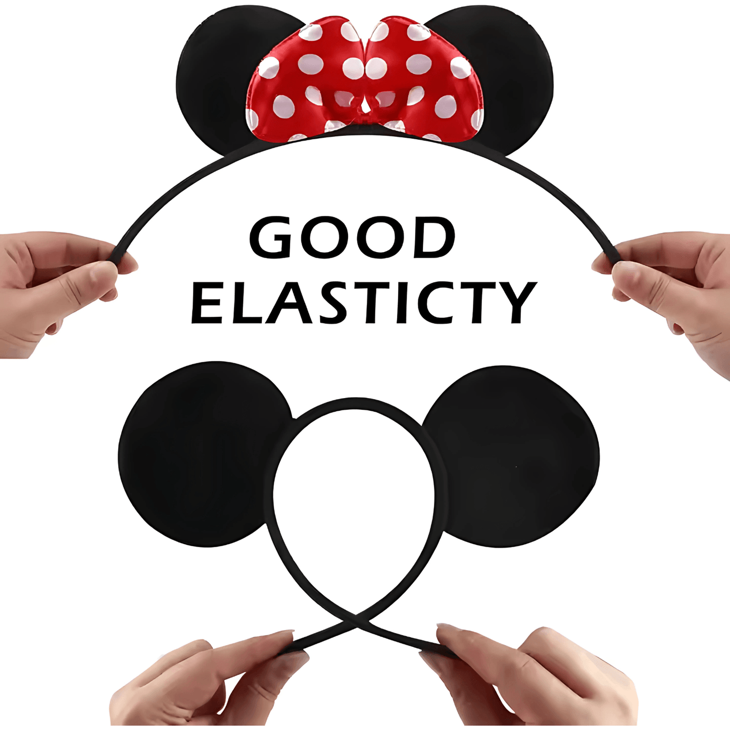 Minnie & Mickey Mouse Ears Headbands for Kids - Gummia