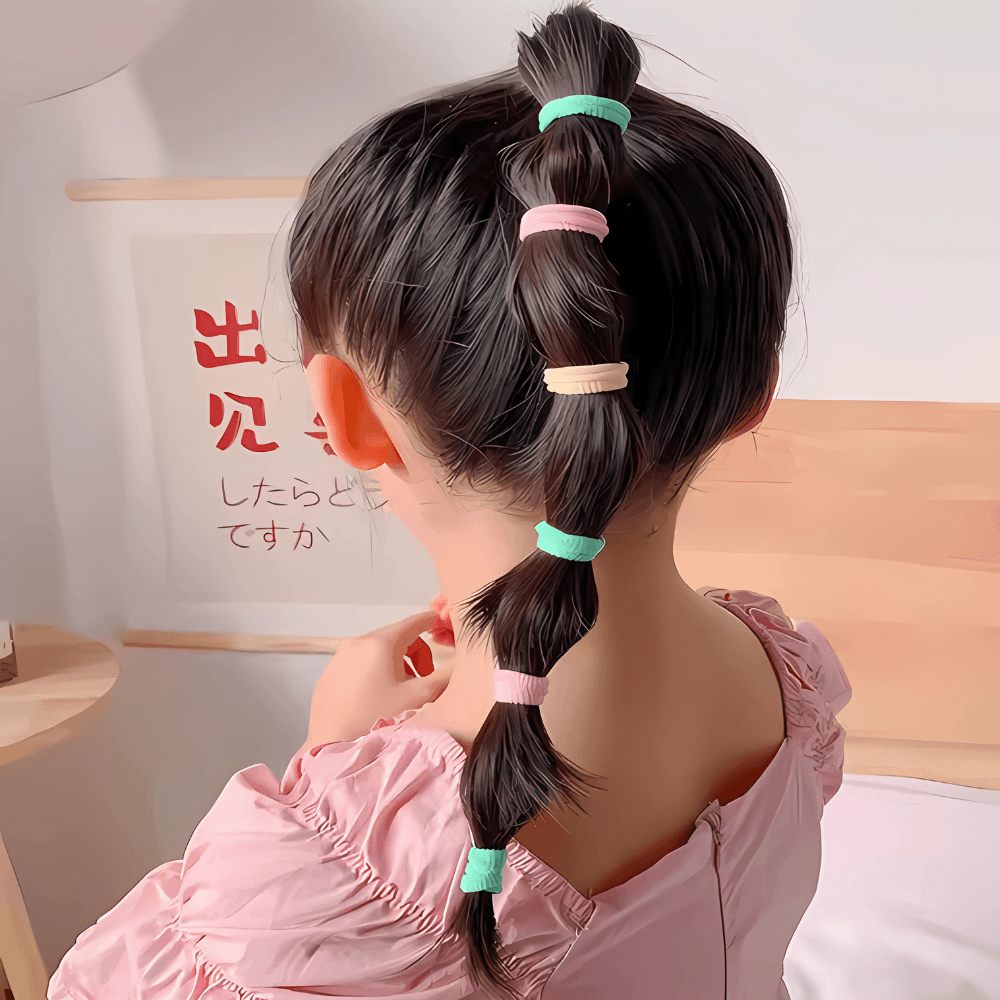 50pcs Pack Kids Hair Ties - Gummia