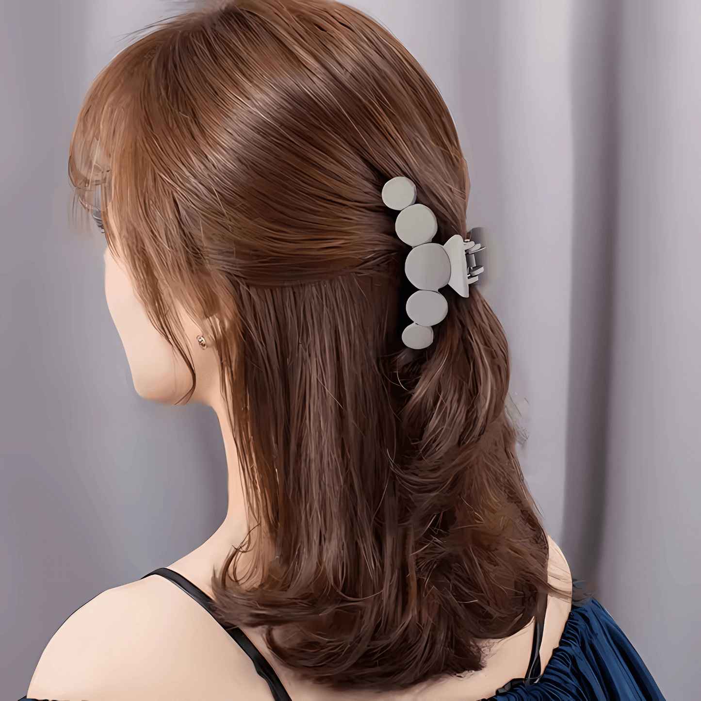Arc shaped matte hair claw clip 10cm - Gummia