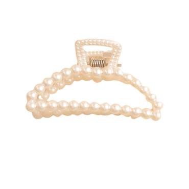 Elegant Pearl Hair Claw Clips - Gummia