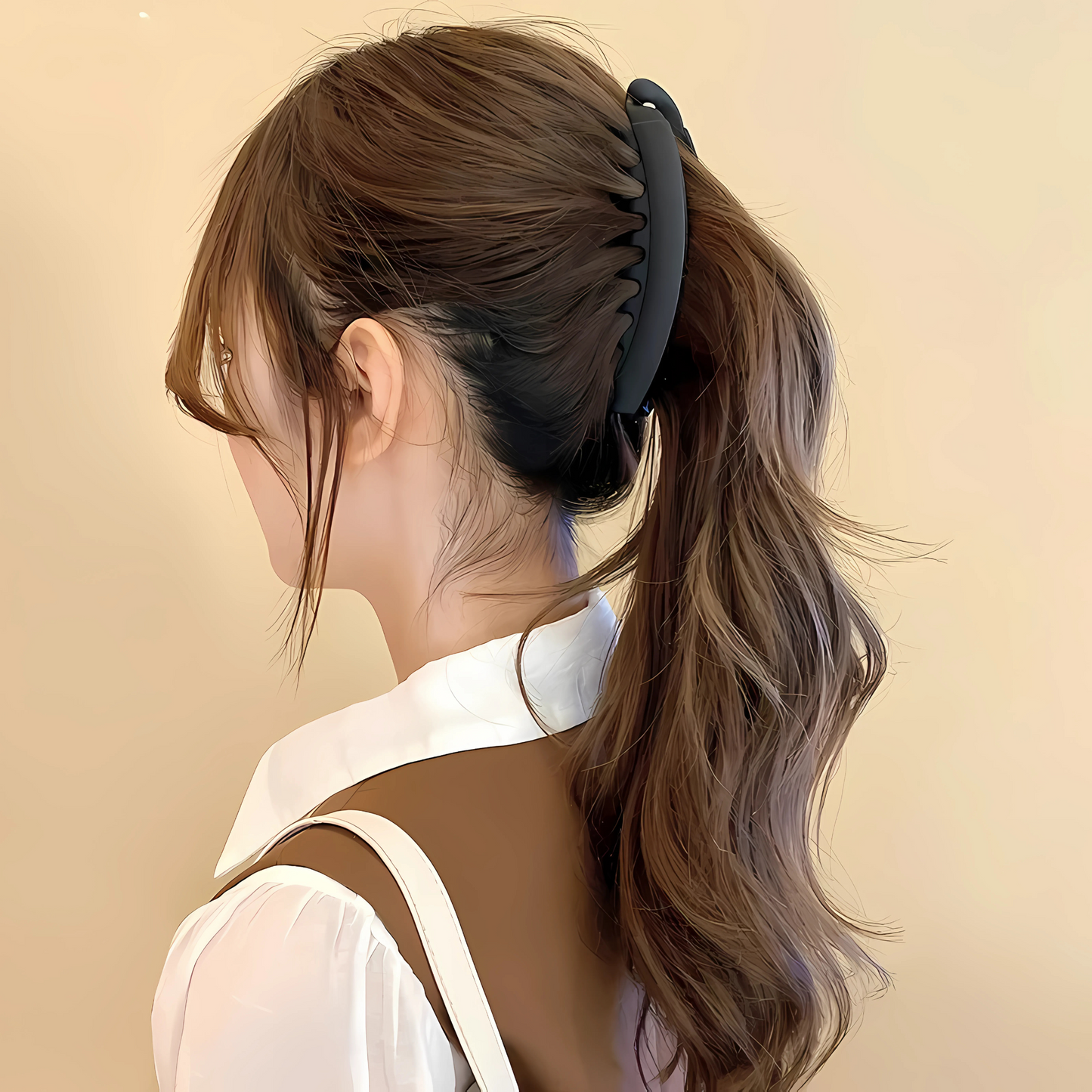 Banana hair clip