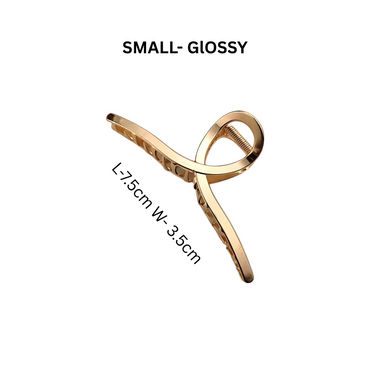 Gold Metal Hair Claws - Gummia