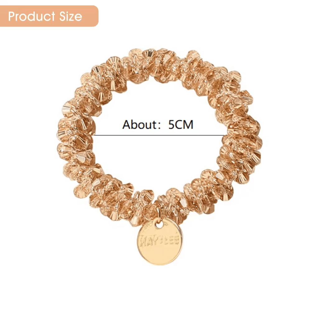 Women's Crystal bands/ Hair ties - Gummia