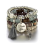 4pcs/set Boho Multilayer Bead Bracelet Set - Gummia