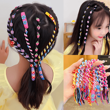 Multi-colored spiral braid twister - Gummia