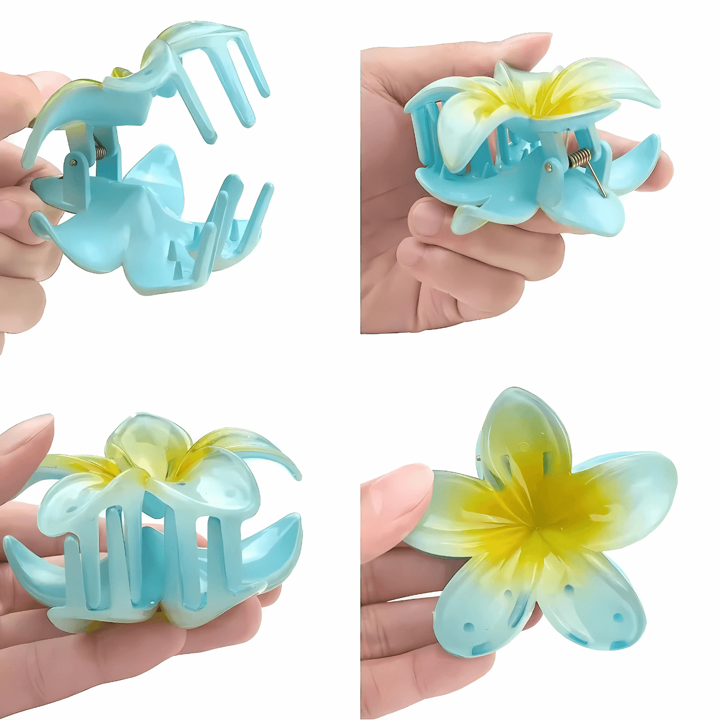 Plumeria Hawaii Flower Clip 8cm - Gummia