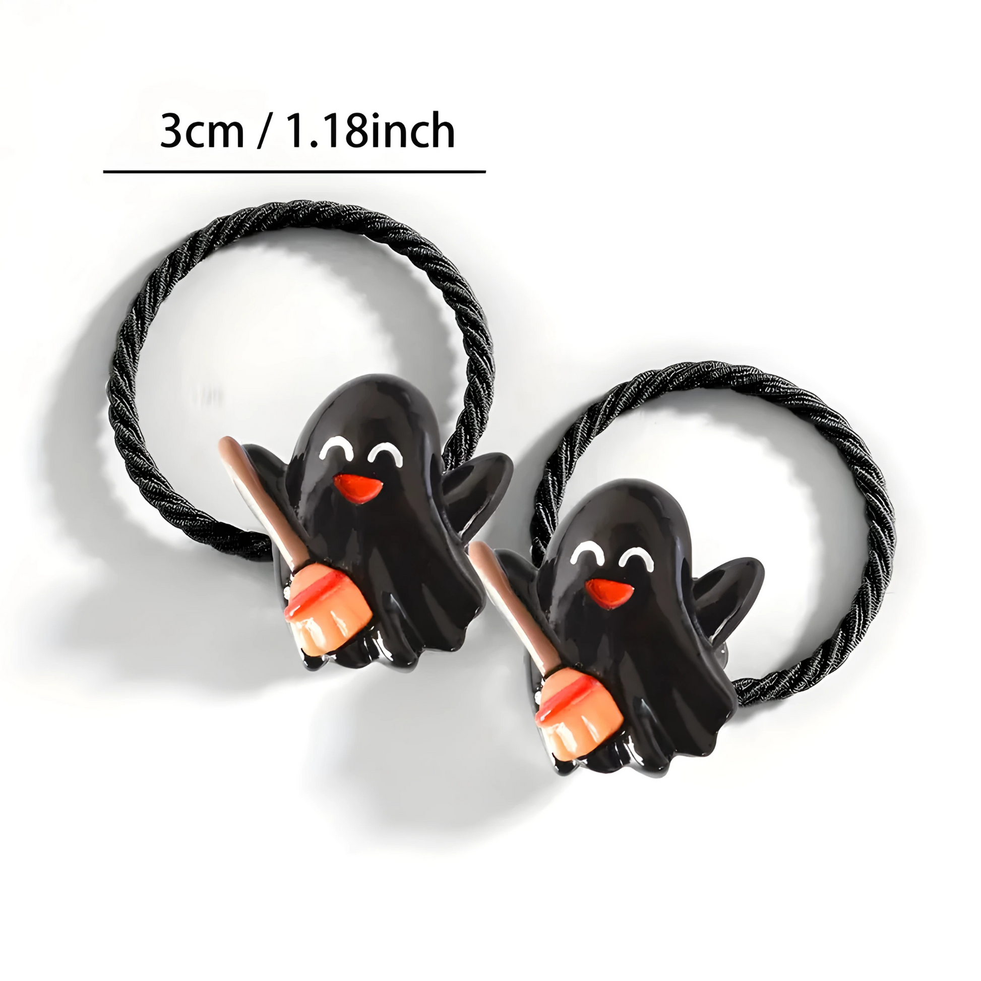 1 Pair Halloween hair ties for kids 3cm