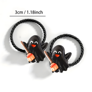 1 Pair Halloween hair ties for kids 3cm