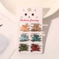 Mini Matte Hair Claw Clips – Pastel Set of 6 - Gummia