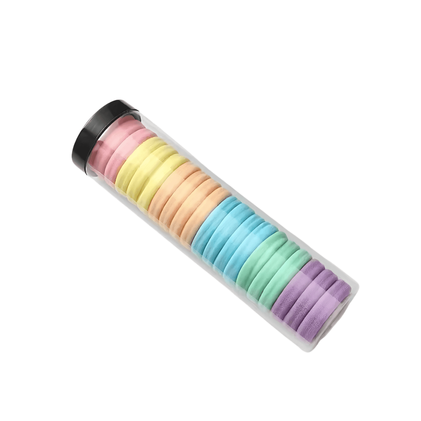 20pcs Plain 3.5cm Nylon Hair Ties for Women and Men - Gummia