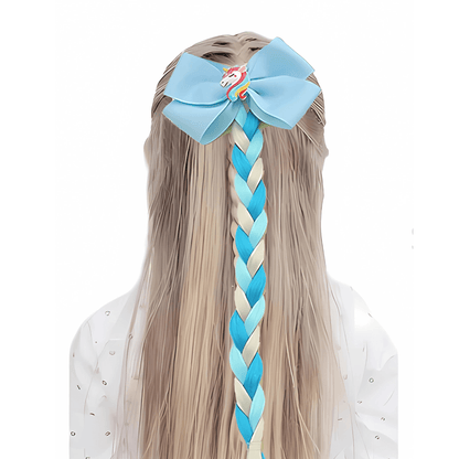 Kids Colorful Braided Wig Hair Extensions - Gummia