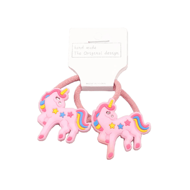 Unicorn Silicone Hair Ties for Girls - Gummia