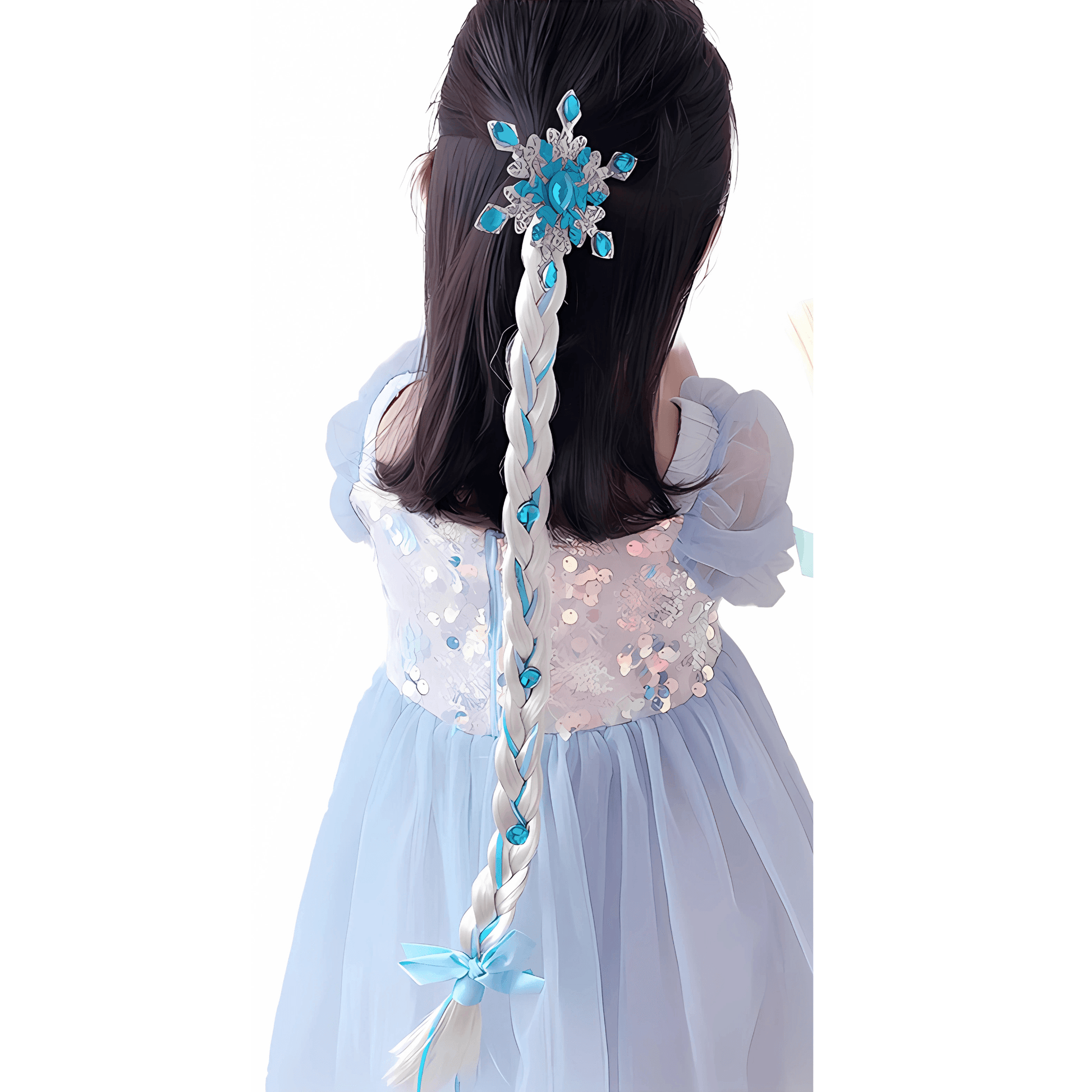 Kids Colorful Braided Wig Hair Extensions - Gummia