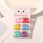 Mini Matte Hair Claw Clips – Pastel Set of 6 - Gummia