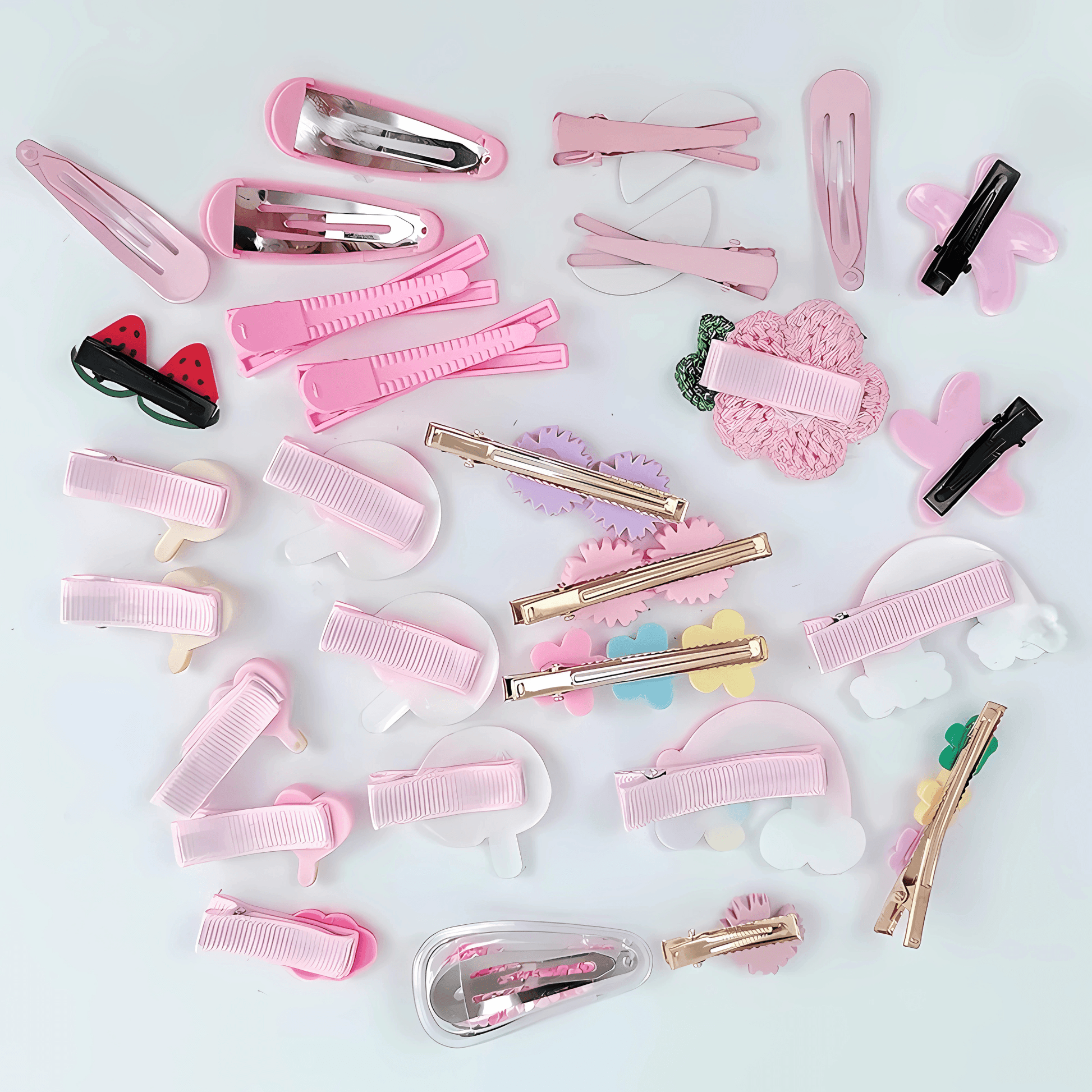 14pcs/set Kids Cartoon Hair Clips - Gummia