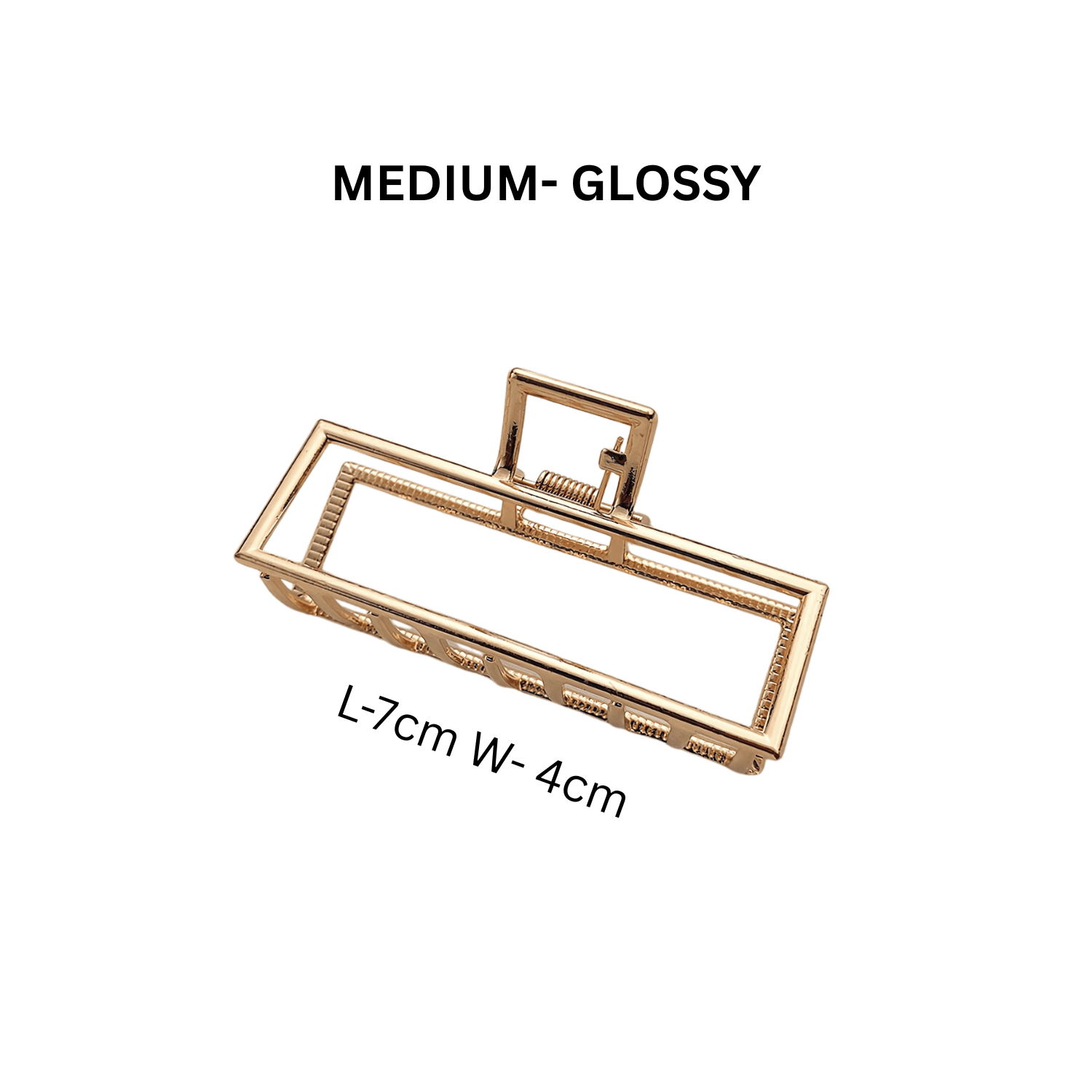 Gold Metal Hair Claws - Gummia