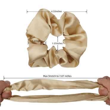 Women silk satin scrunchies - Gummia