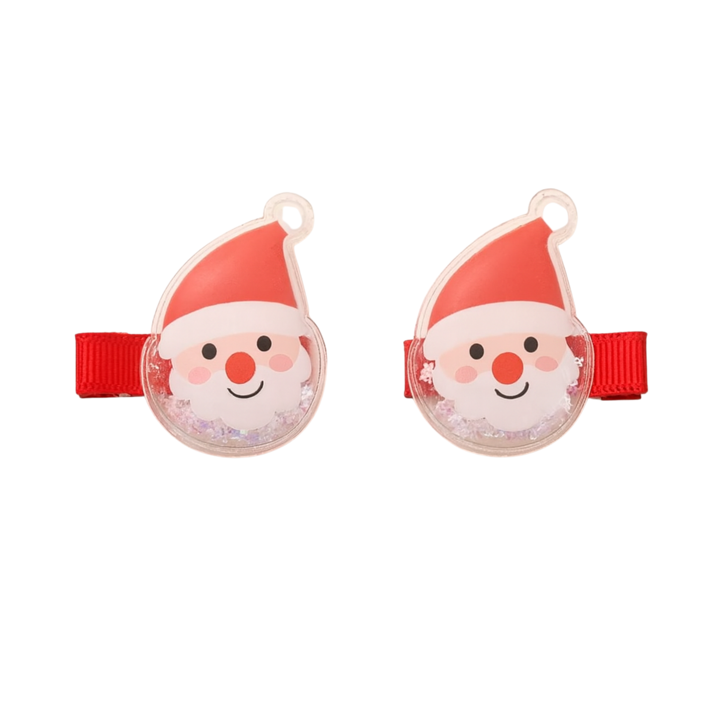 2pcs Christmas Glitter Hair Clip for Kids