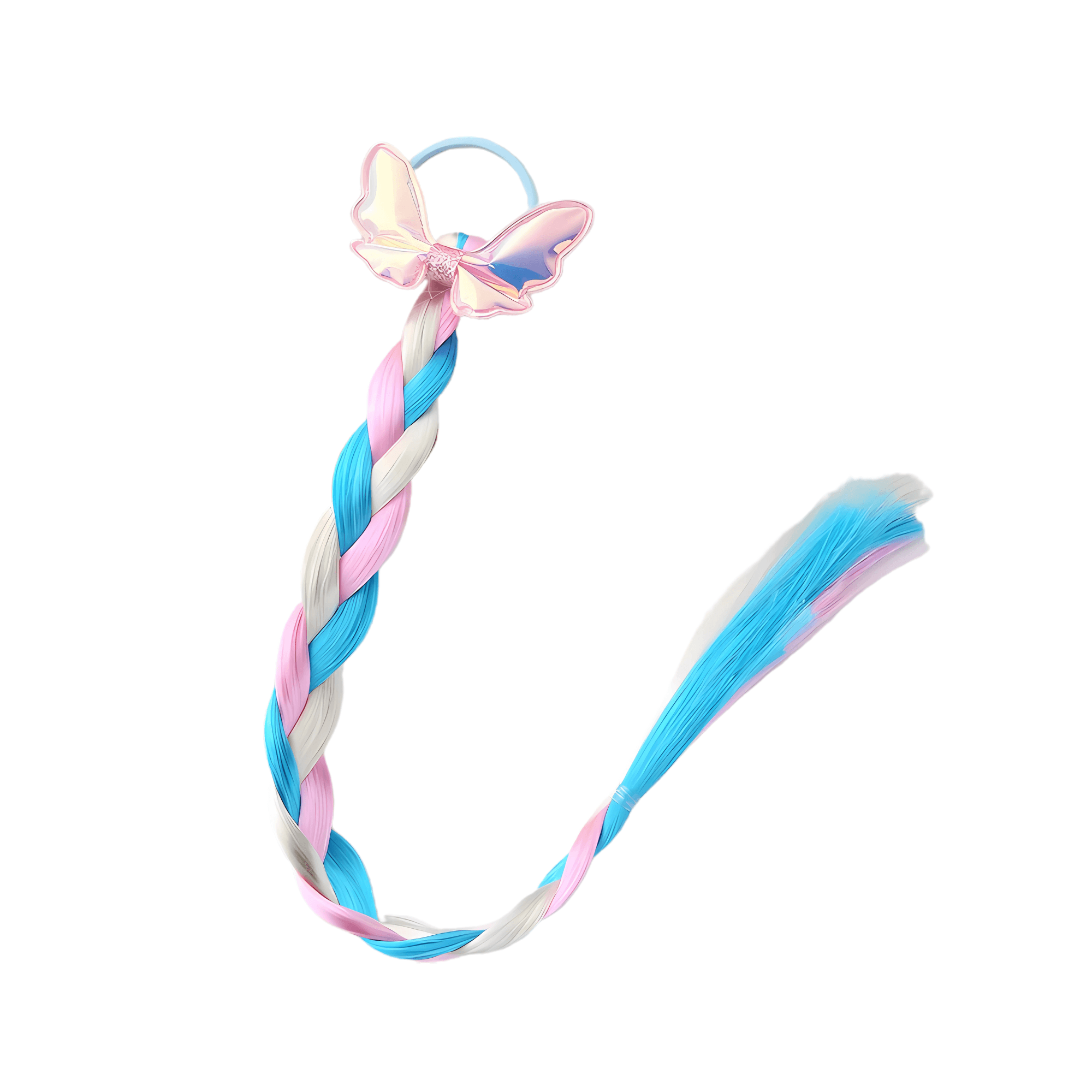 Kids Colorful Braided Wig Hair Extensions - Gummia