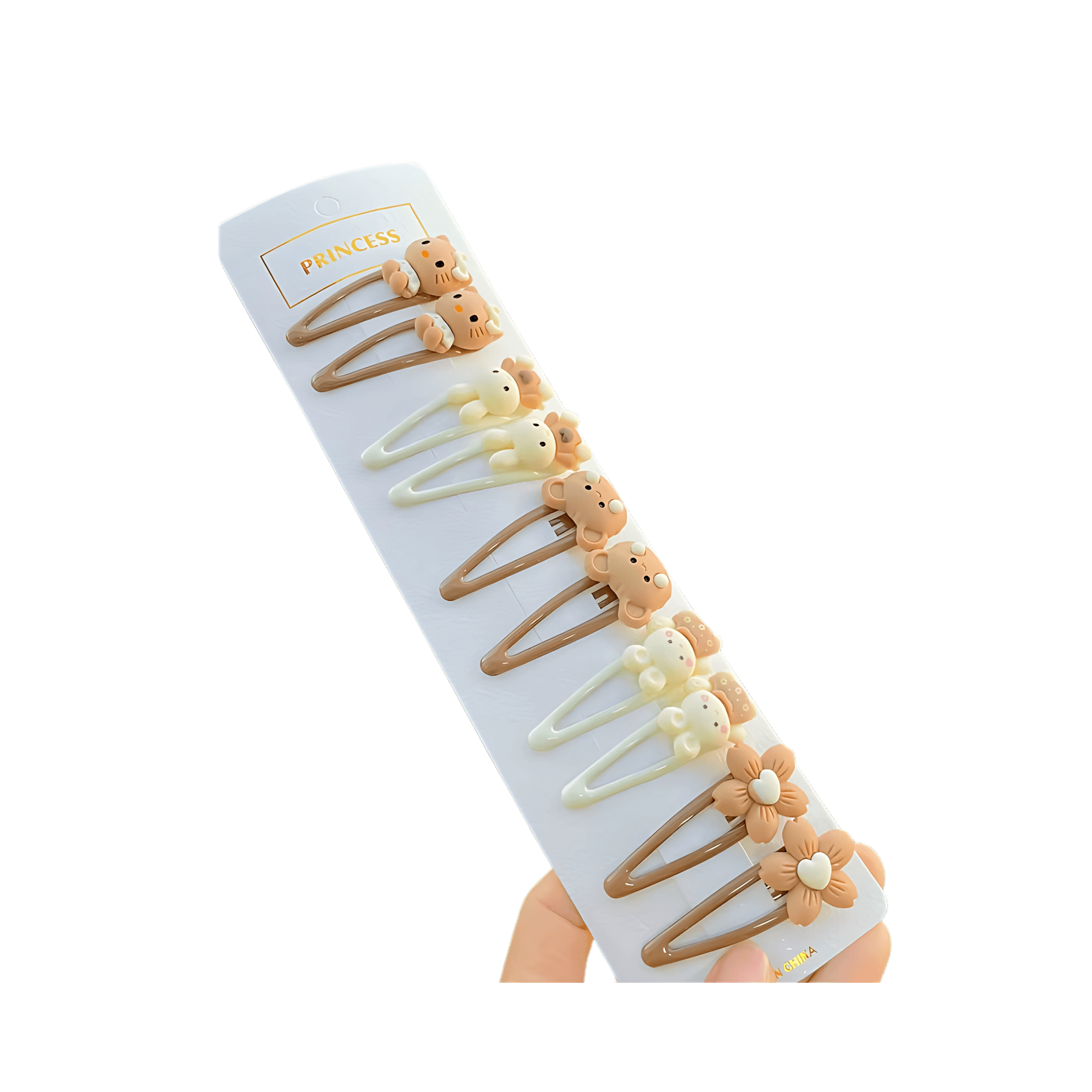 Kids cartoon tictac snap hair clips - Gummia