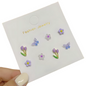 Kids Flower Butterfly hypoallergenic Earrings – 4 Pairs Set