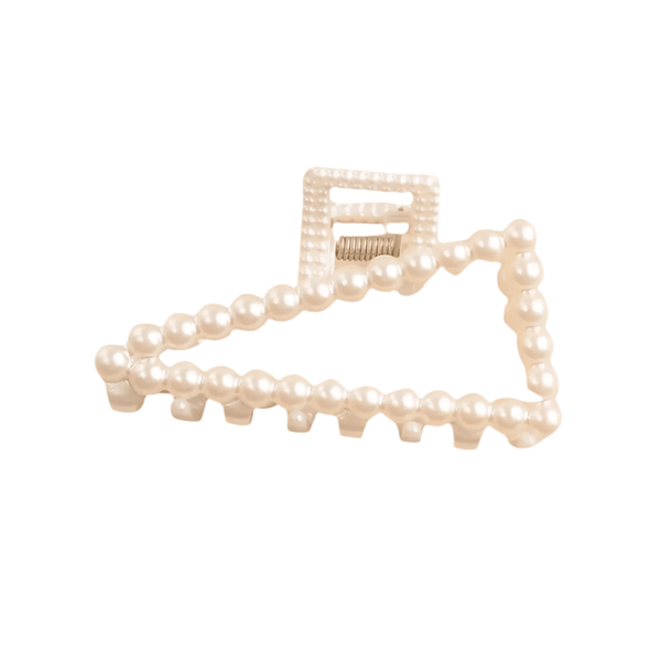 Elegant Pearl Hair Claw Clips - Gummia