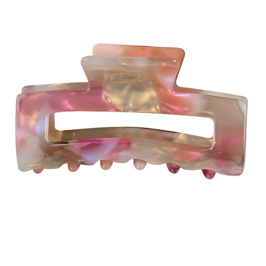 Acetate Rectangle Hair Claw Clips