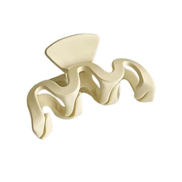 Wavy Matte Hair Claw Clip for Women - Gummia