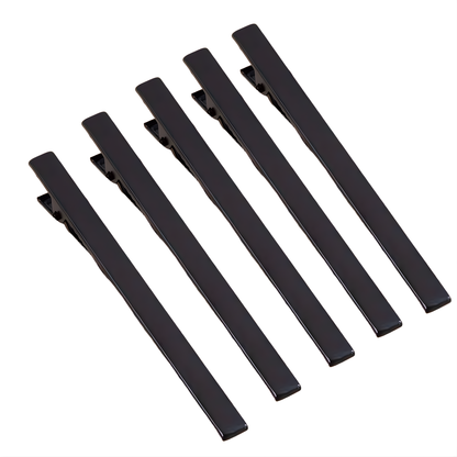 5-pack metall alligator hårspännen/ krokodilklämma 