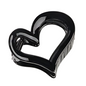 Heart shaped clips- medium size