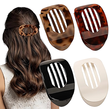 French Flat hair claw clips