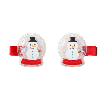 2pcs Christmas Glitter Hair Clip for Kids