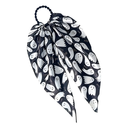 Halloween Hair Tie with Long Ribbon Tails