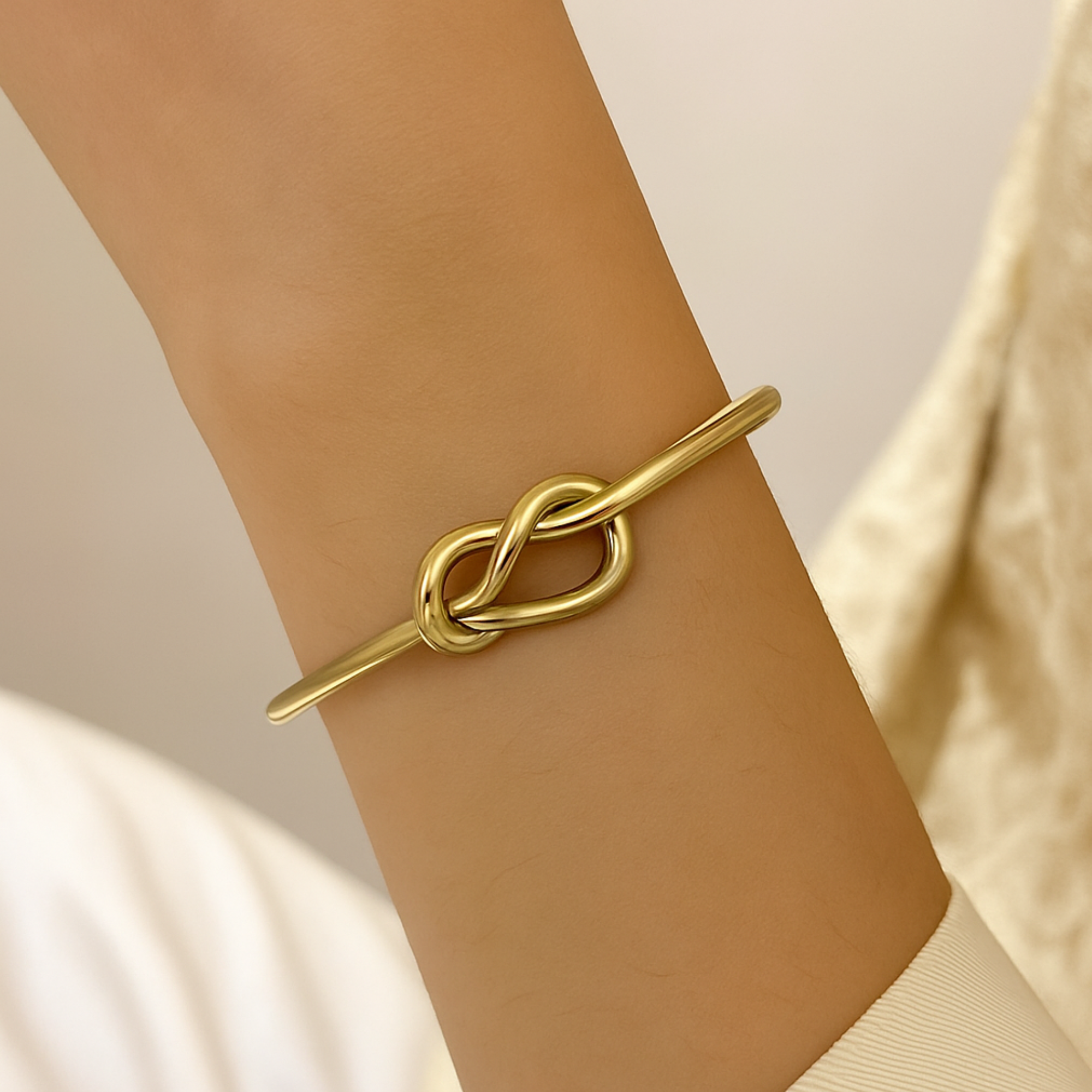 Vintage Gold-Plated Open Cuff Bracelets for Women