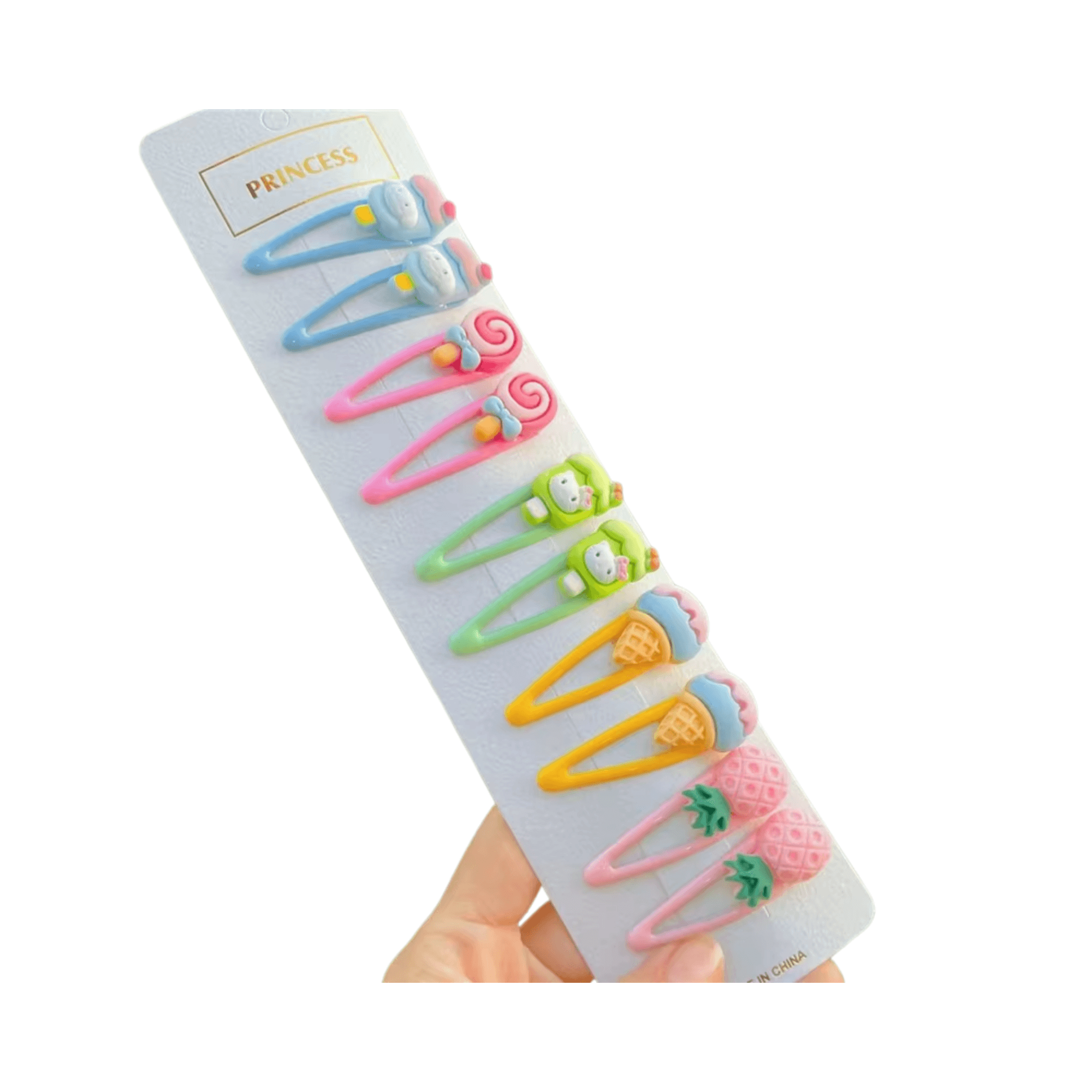 Kids cartoon tictac snap hair clips - Gummia