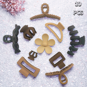 10pcs Matte Claw Clips gift box set for Teens and Women