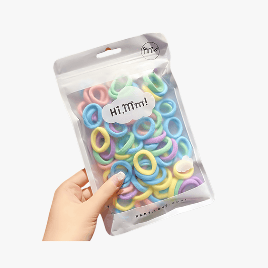 50pcs Pack Kids Hair Ties - Gummia