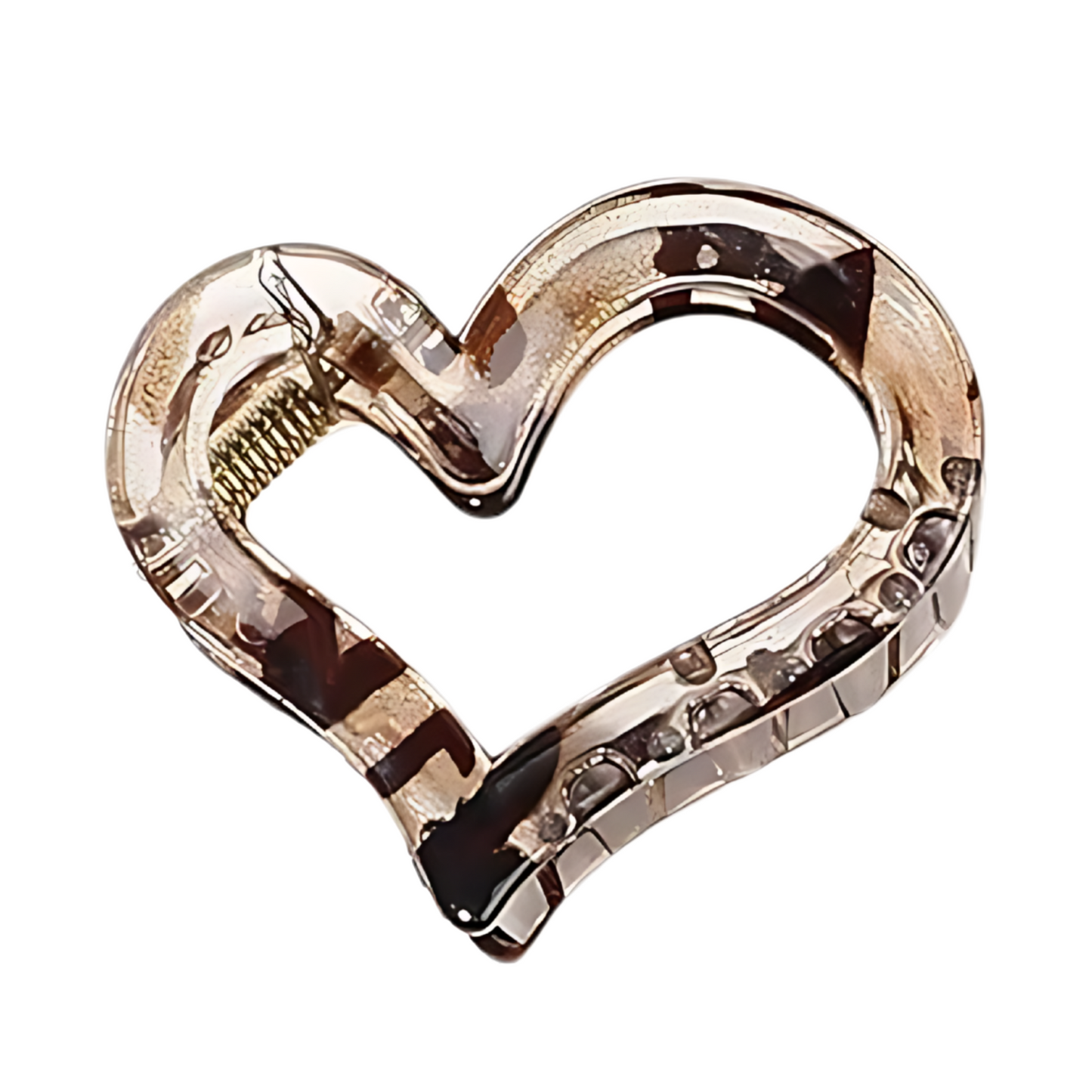 Heart shaped clips- medium size