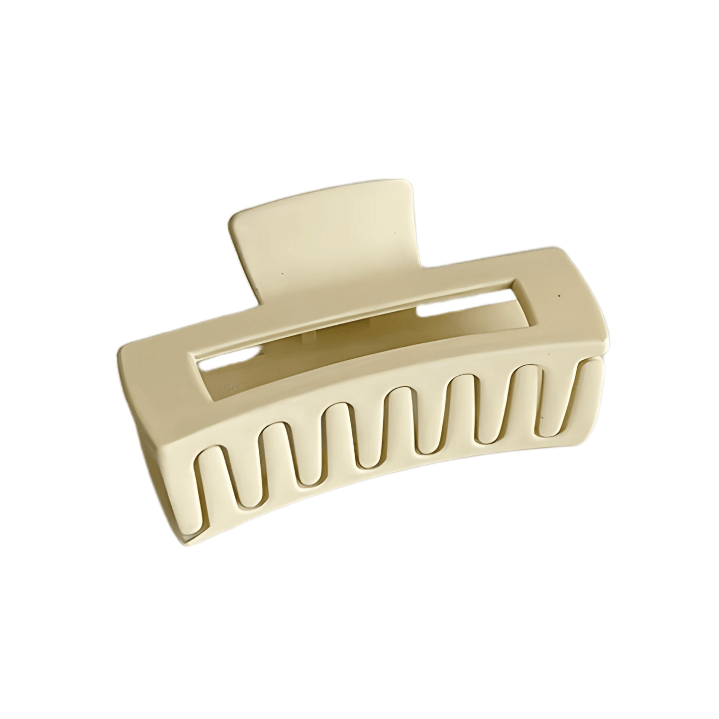 Stylish Matte Rectangle Claw Clip for Women - Gummia