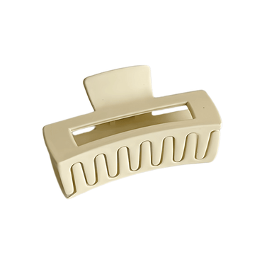 Stylish Matte Rectangle Claw Clip for Women - Gummia