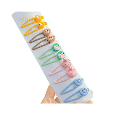 Kids cartoon tictac snap hair clips - Gummia