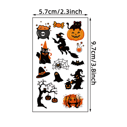 Halloween tattoo stickers