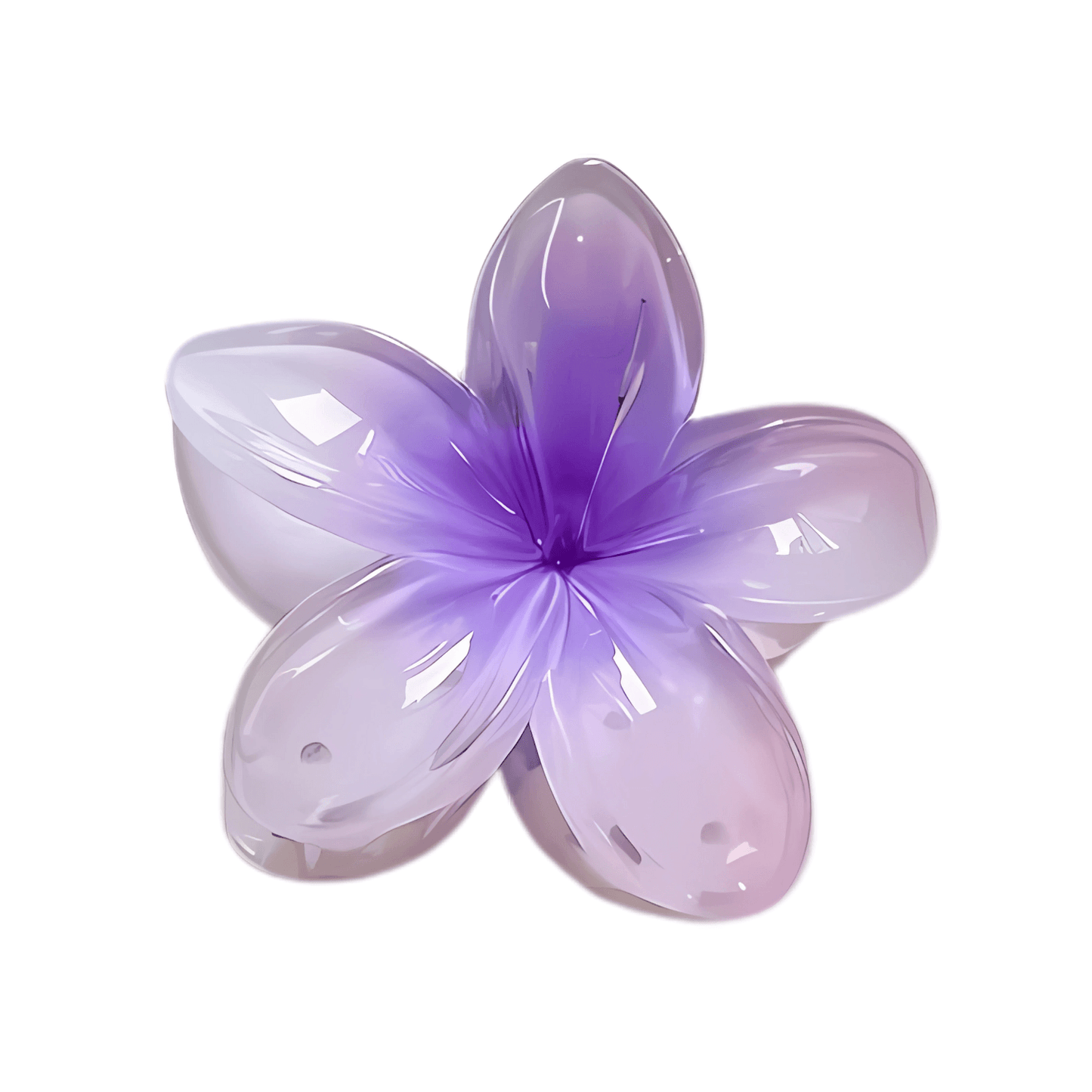 Plumeria Hawaii Flower Clip 8cm - Gummia