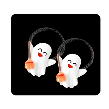 1 Pair Halloween hair ties for kids 3cm